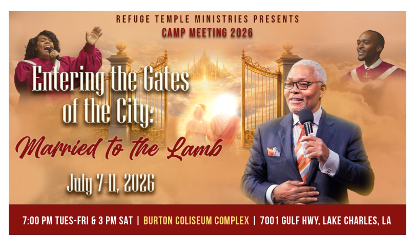 Refuge Temple Ministries: Camp Meeting 2026